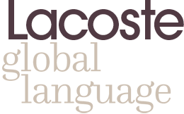 lacoste: global language